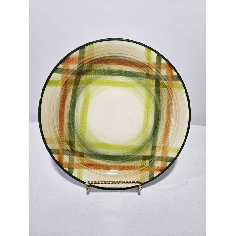 Metlox Poppytrail Vernonware Tam O'Shanter 9 5/8 Inch Luncheon Plate